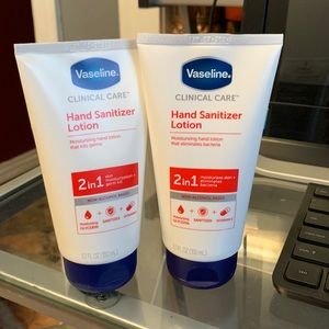 2 pack of Vaseline hand sanitizer lotion